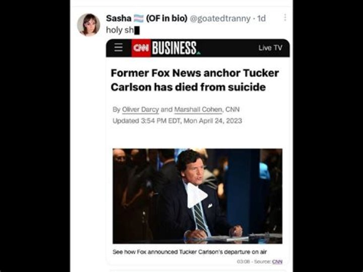 
Did Tucker Carlson die? Viral CNN article debunked 